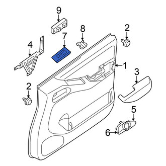 Nissan OE - Rear Left Door Window Switch Bezel
