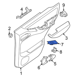 Nissan OE - Rear Left Door Window Switch Bezel