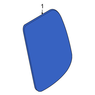 Nissan OE - Rear Left Door Glass