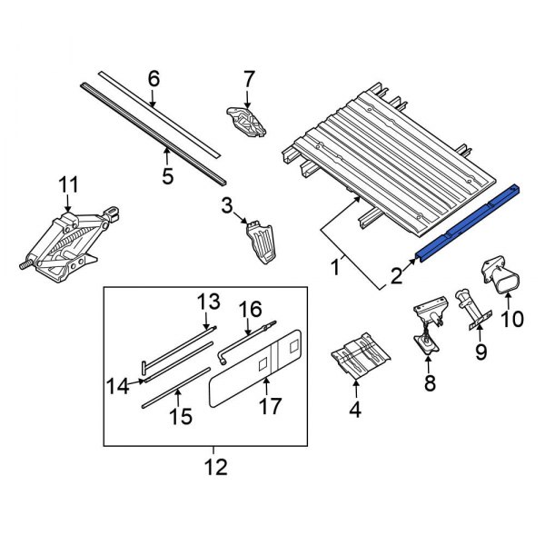 Truck Bed Floor Sill