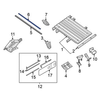 Nissan OE - Truck Bed Molding Cap