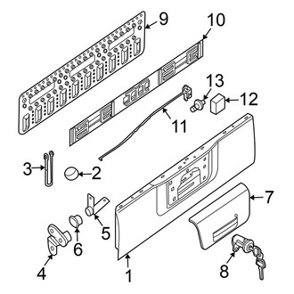 Nissan OE - Pick Up Box - Tail Gate