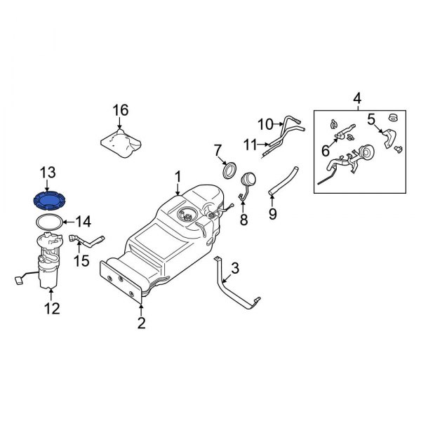 Fuel Tank Lock Ring