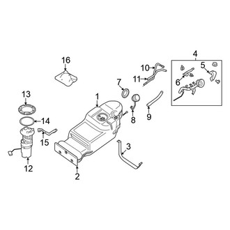 Nissan OE - Fuel System Components