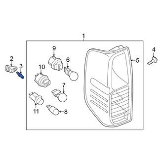 Nissan OE - Tail Light Clip