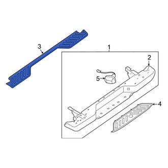 Nissan OE - Rear Upper Bumper Step Pad