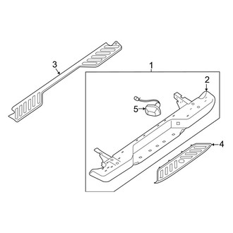 Nissan OE - Rear Bumper - Bumper & Components