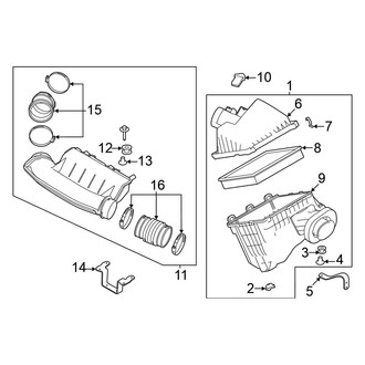 Nissan OE - Engine - Air Intake (3.8L)