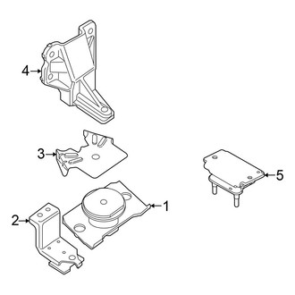 Nissan OE - Engine Mounting (4WD 3.8L)