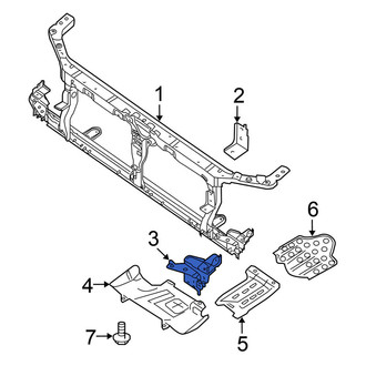 Nissan OE - Right Lower Headlight Bracket
