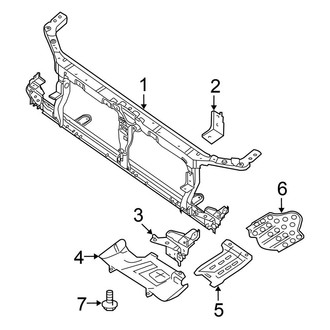 Nissan OE - Radiator Support - Splash Shields