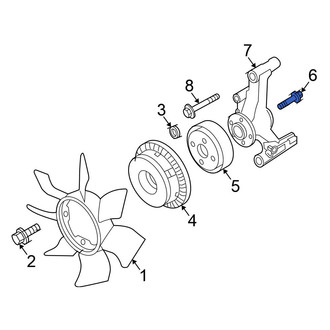 Nissan OE - Engine Cooling Fan Pulley Stud