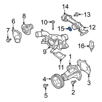 Nissan OE - Engine Coolant Pipe O-Ring