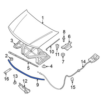 Nissan OE - Front Hood Seal