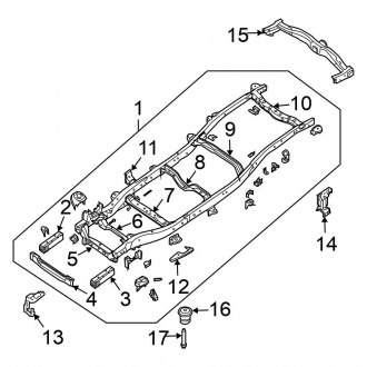 2006 Nissan Pathfinder OEM Chassis Frames & Body Parts — CARiD.com