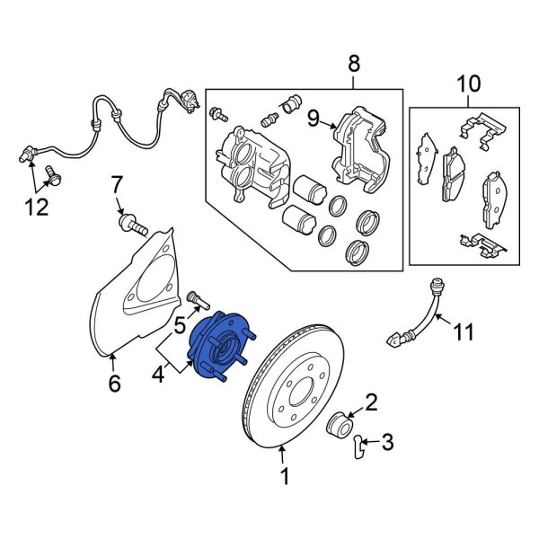 Wheel Bearing and Hub Assembly