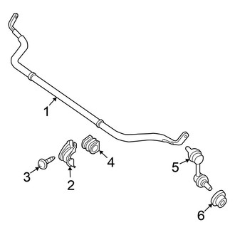 Nissan OE - Front Suspension - Stabilizer Bar & Components (RWD)
