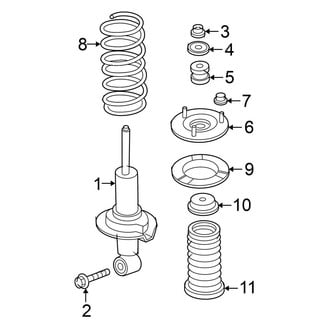 Nissan OE - Front Suspension - Struts & Components (RWD)