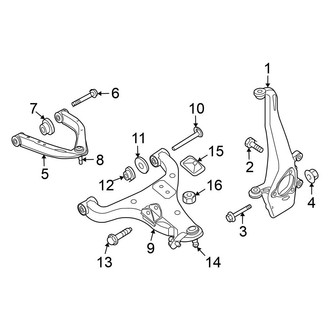 Nissan OE - Front Suspension - Suspension Components (4WD 4.0L / 5.6L)