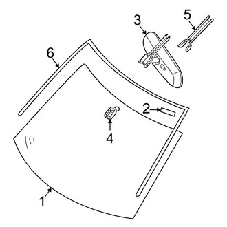 Nissan OE - Windshield - Glass