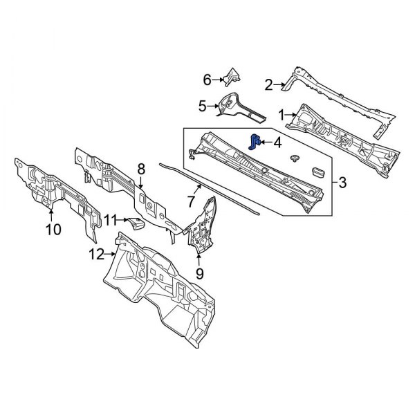 Cowl Cover Bracket