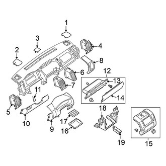 Nissan OE - Instrument Panel Components