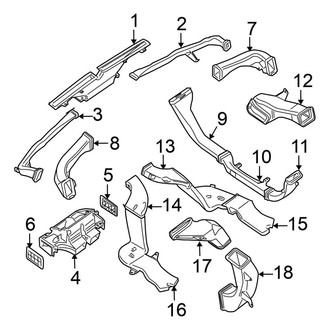 Nissan OE - Instrument Panel - Ducts