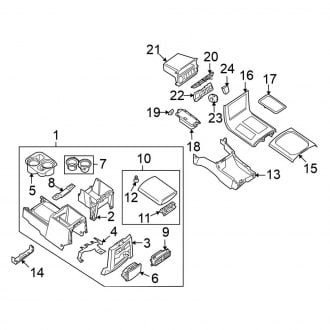 2008 Nissan Pathfinder Center Consoles & Parts — CARiD.com