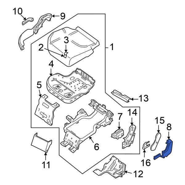 Seat Latch Cover