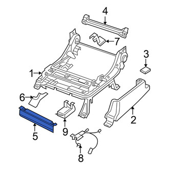 Nissan OE - Front Right Forward Seat Track Cover