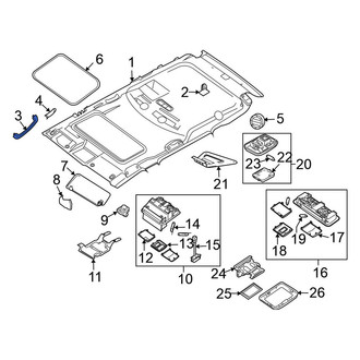 Nissan OE - Front Left Interior Grab Bar