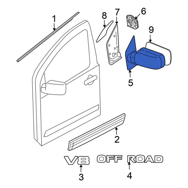 Door Mirror