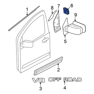 Nissan OE - Front Left Door Mirror Drive Motor