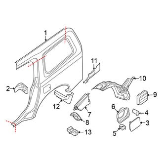 Nissan OE - Quarter Panel - Exterior Trim