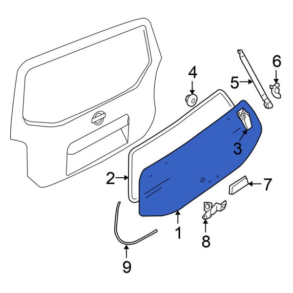 Liftgate Glass