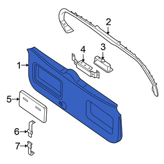 Nissan OE - Rear Liftgate Trim Cover