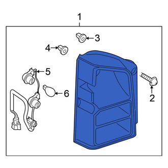 Nissan OE - Rear Left Tail Light Assembly