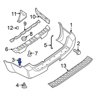 Nissan OE - Bumper Impact Absorber Clip