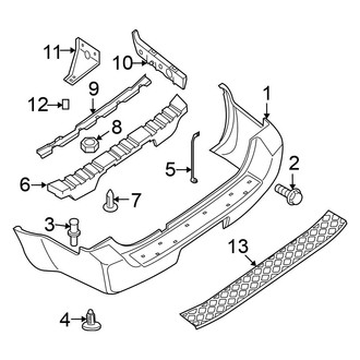 Nissan OE - Rear Bumper - Bumper & Components