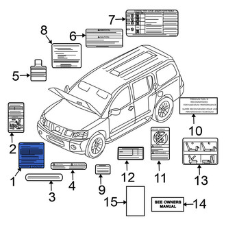 Nissan OE - Emission Label