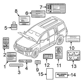 Nissan OE - Information Labels - Labels