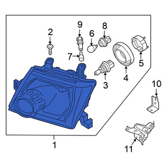 Nissan OE - Front Left Headlight Assembly