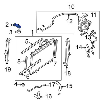 Nissan OE - Radiator Mount Bracket