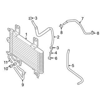Nissan OE - Cooling - Trans Oil Cooler (Automatic Tr)