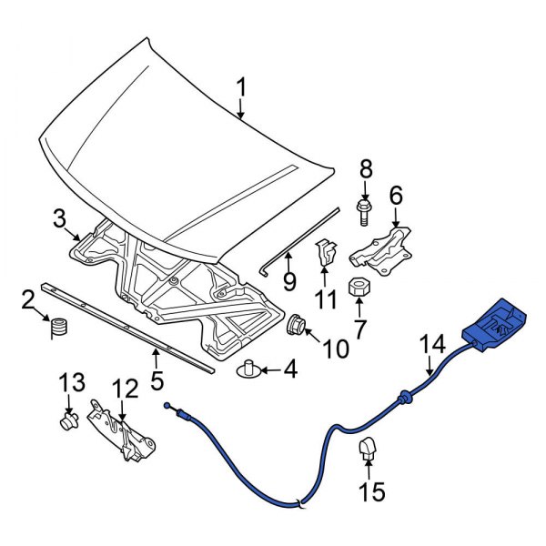 Hood Release Cable