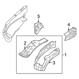 Nissan OE - Fender - Inner Components