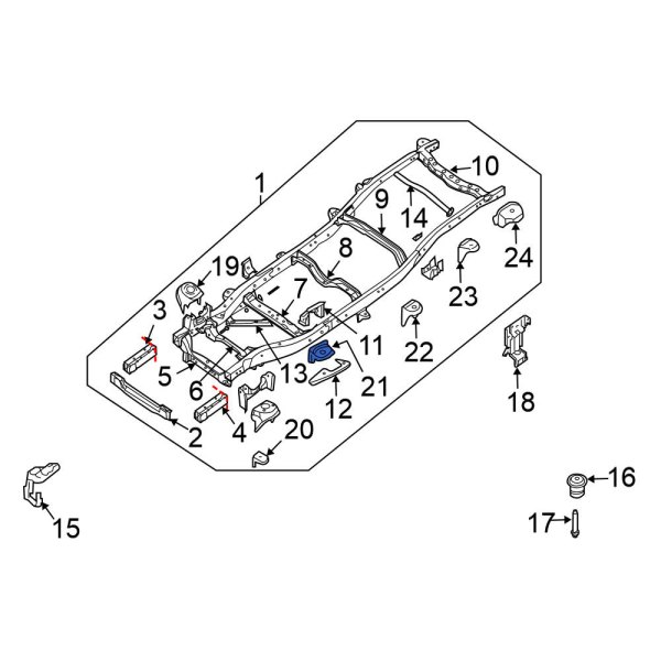 Frame Rail Bracket