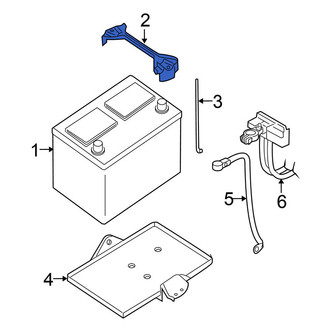 Nissan OE - Battery Hold Down