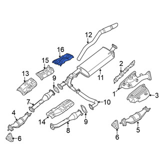 Nissan OE - Rear Floor Pan Heat Shield