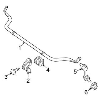 Nissan OE - Front Suspension - Stabilizer Bar & Components (RWD)